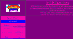 Desktop Screenshot of mlpcreations.net